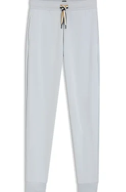 Cuffed tracksuit bottoms with signature-stripe drawcord