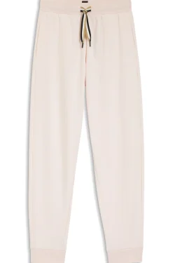 Cuffed tracksuit bottoms with signature-stripe drawcord
