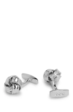 Cufflinks with knot shape