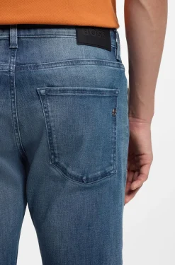 Delaware slim-fit jeans in blue lightweight denim