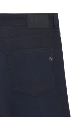 Delaware slim-fit jeans in blue knitted denim