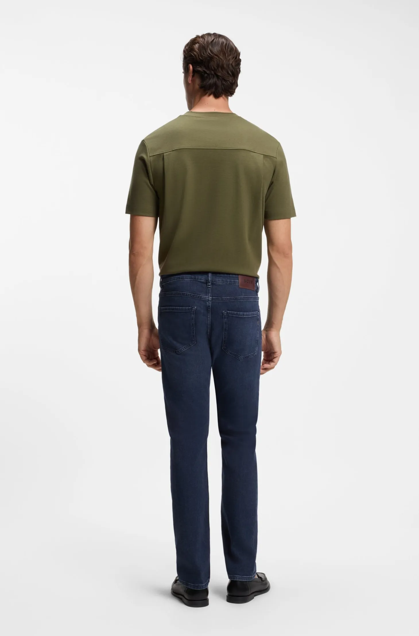 Delaware slim-fit jeans in blue comfort-stretch denim
