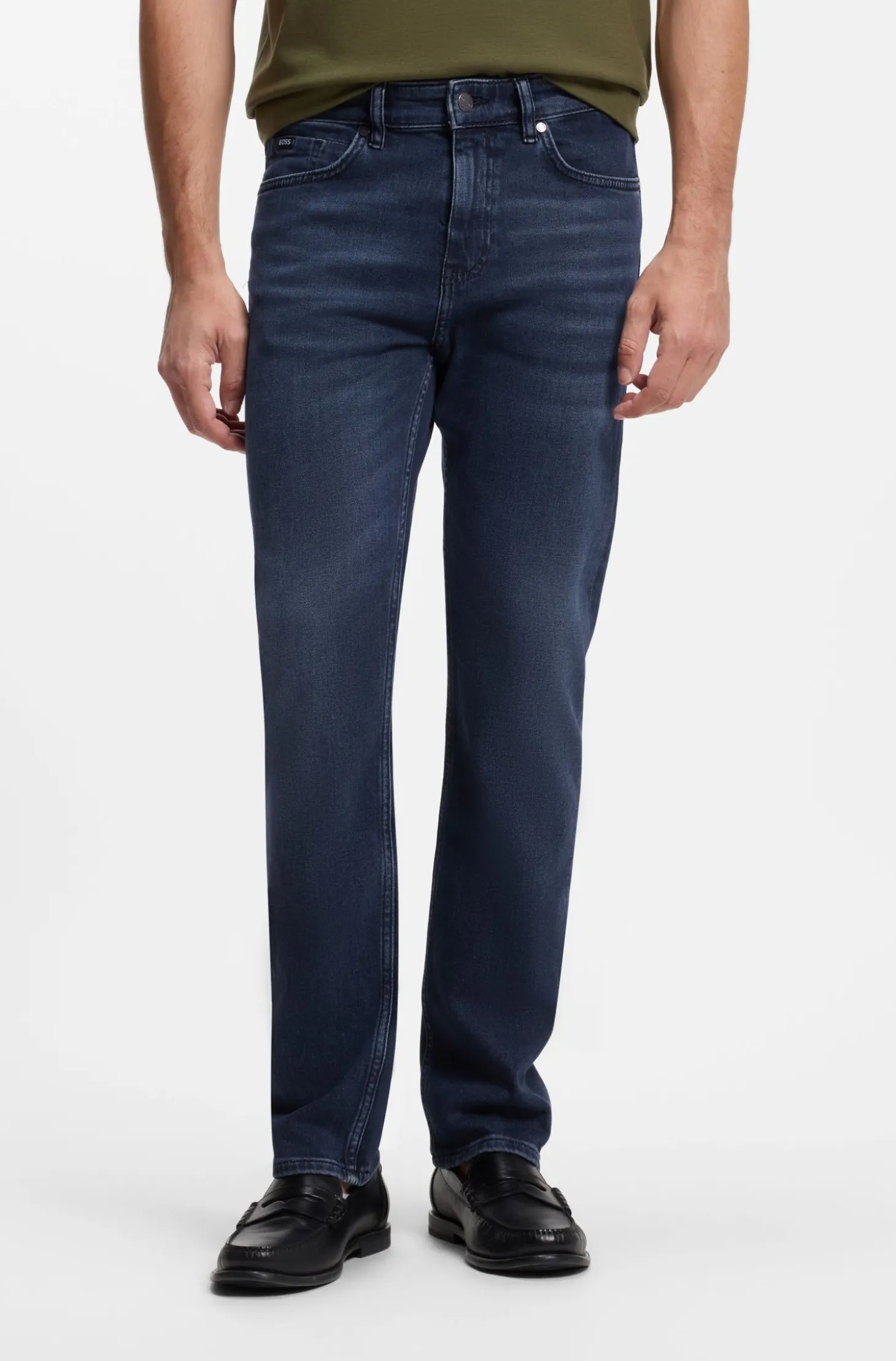 Delaware slim-fit jeans in blue comfort-stretch denim