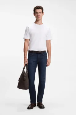 Delaware slim-fit jeans in blue comfort-stretch denim