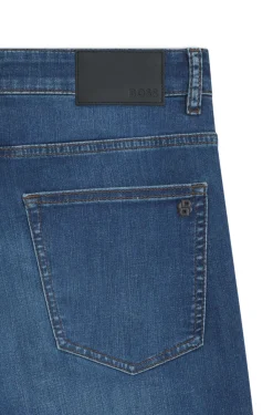 Delaware slim-fit jeans in blue soft-motion denim