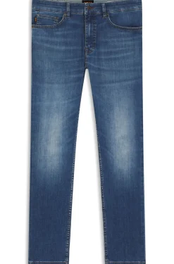 Delaware slim-fit jeans in blue soft-motion denim