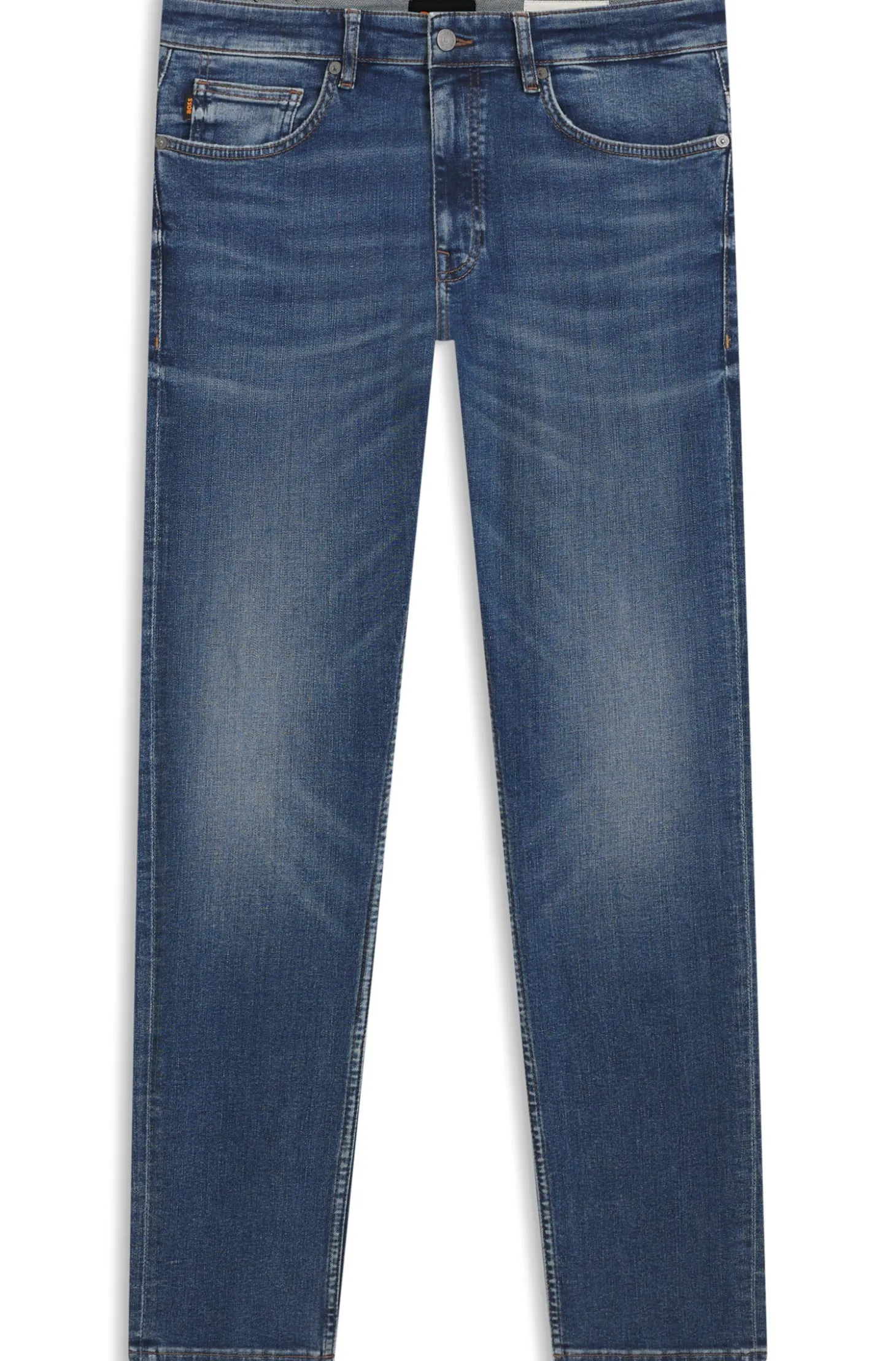 Delaware slim-fit jeans in blue super-stretch denim