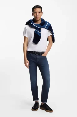 Delaware slim-fit jeans in blue stretch denim