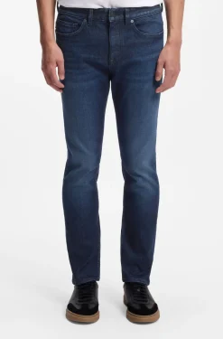 Delaware slim-fit jeans in blue stretch denim