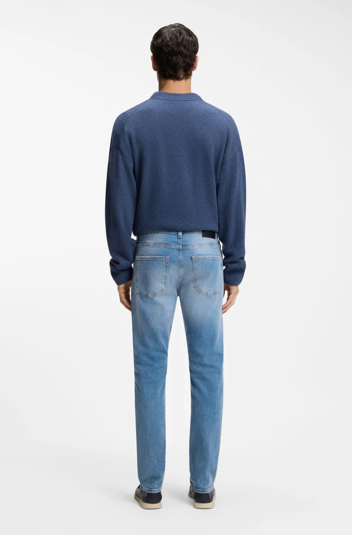 Delaware slim-fit jeans in blue comfort-stretch denim