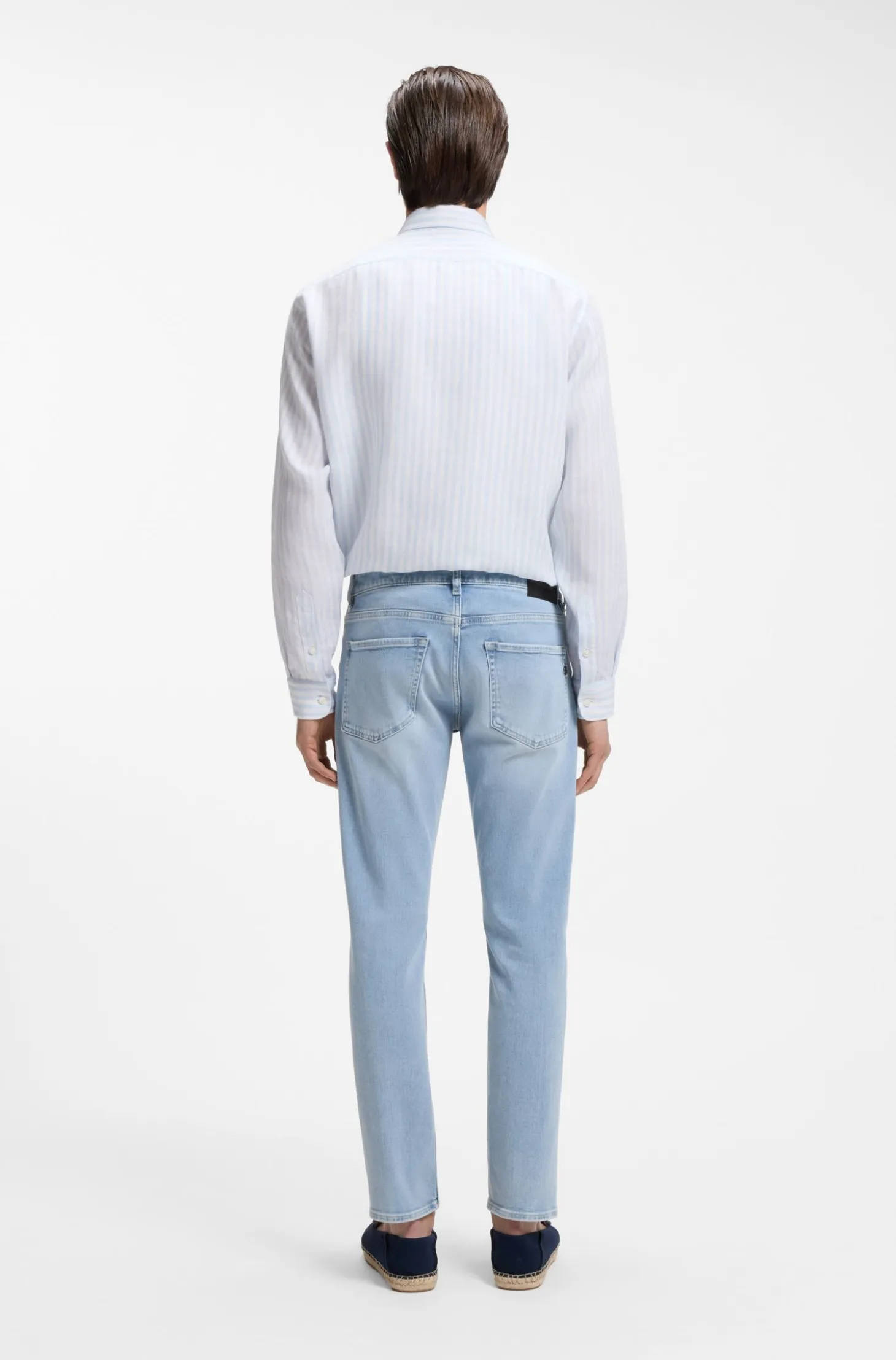 Delaware slim-fit jeans in blue denim