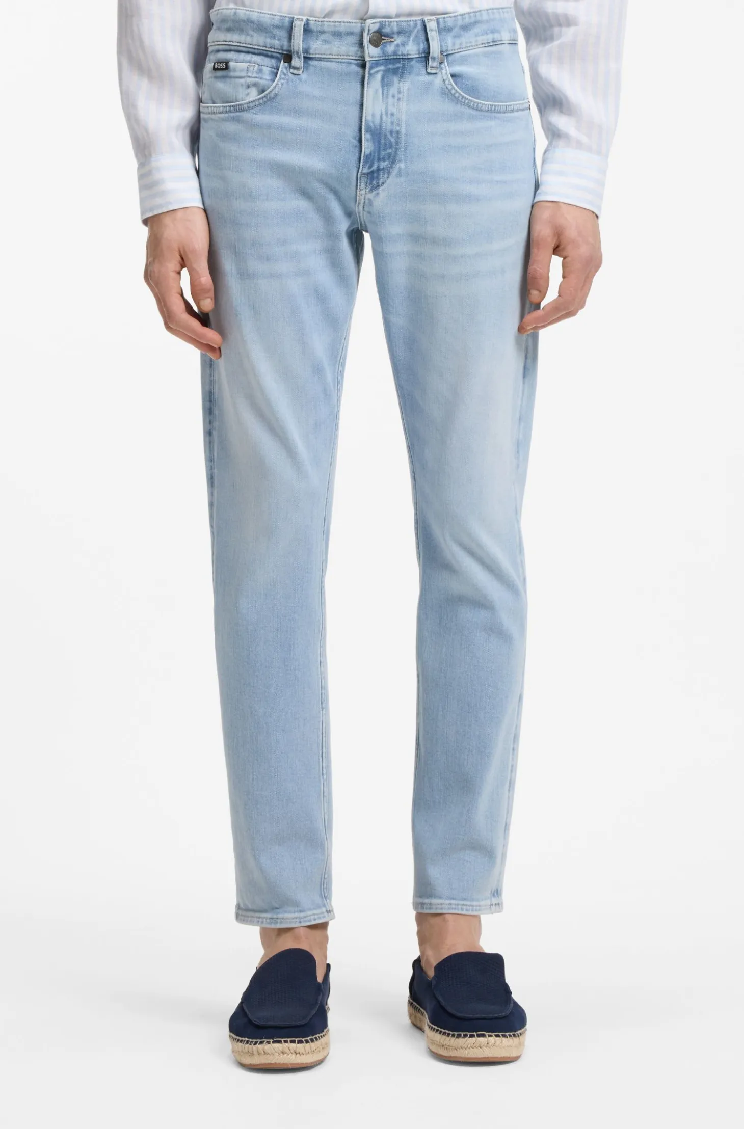 Delaware slim-fit jeans in blue denim