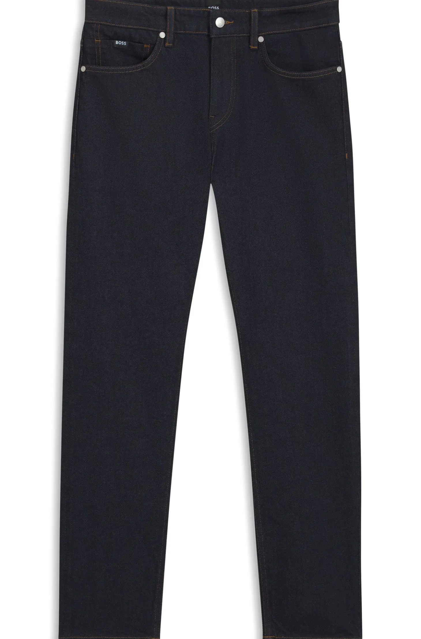 Delaware slim-fit jeans in dark-blue denim