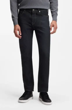 Delaware slim-fit jeans in dark-blue denim