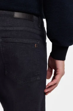 Delaware slim-fit jeans in dark-blue soft-motion denim