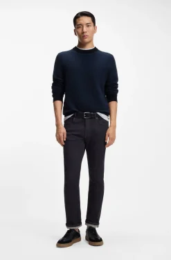 Delaware slim-fit jeans in dark-blue soft-motion denim