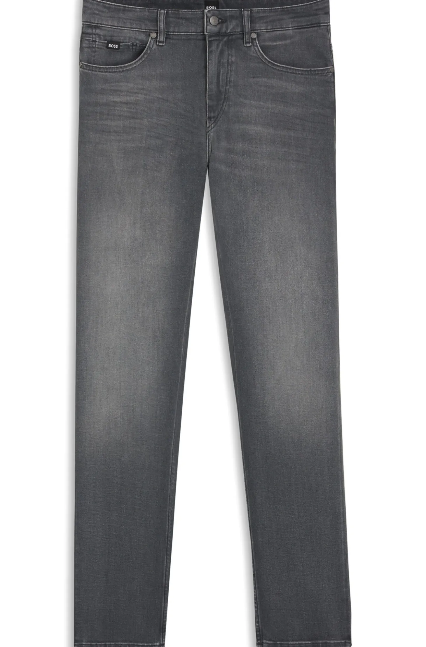 Delaware slim-fit jeans in grey stretch denim