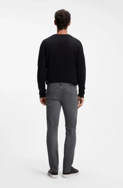 Delaware slim-fit jeans in grey stretch denim