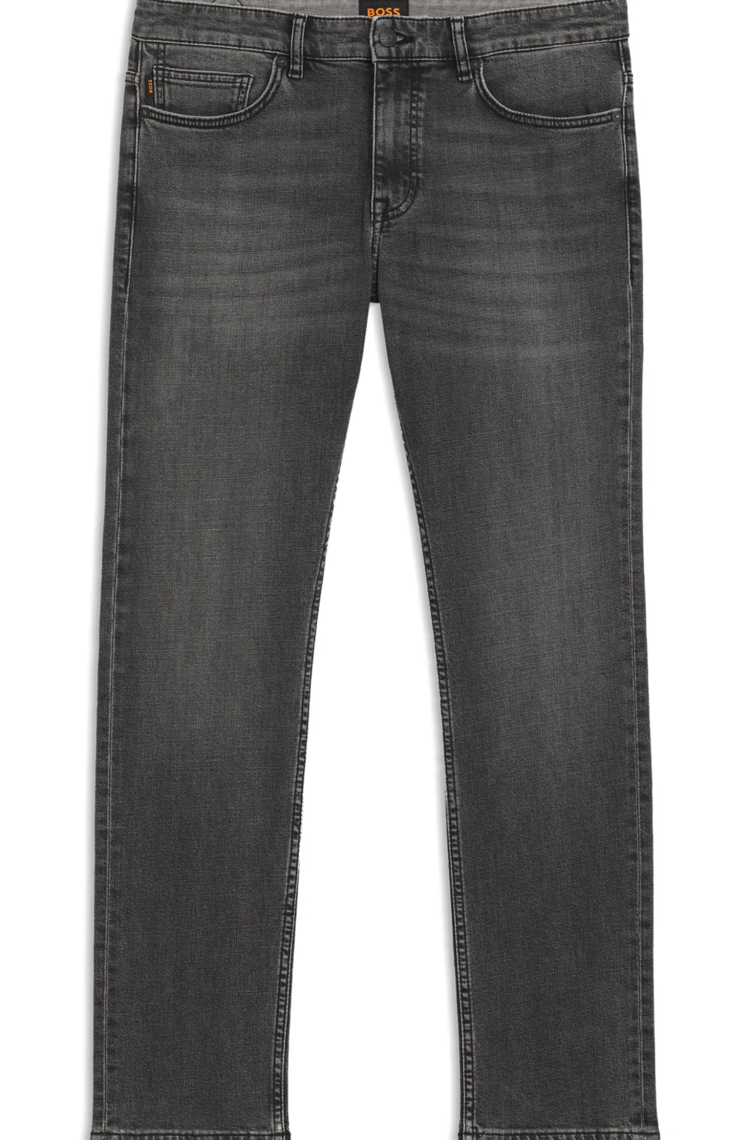 Delaware slim-fit jeans in grey comfort-stretch denim