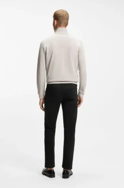 Delaware Slim-fit jeans in stay-black comfort-stretch denim