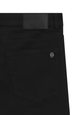 Delaware Slim-fit jeans in stay-black comfort-stretch denim