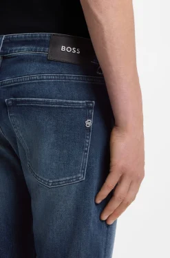 Delaware Slim-fit jeans in stretch cotton blend