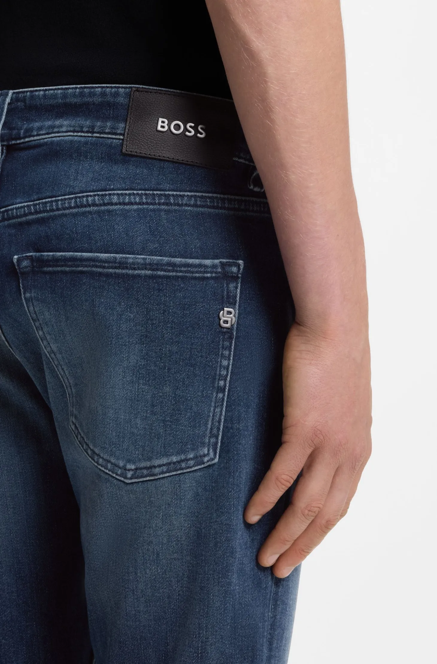 Delaware Slim-fit jeans in stretch cotton blend
