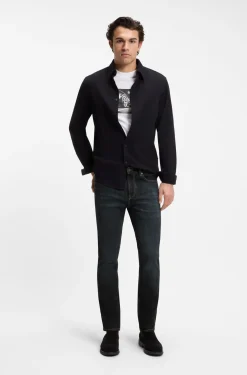 Delaware Slim-fit jeans with contrast stitching
