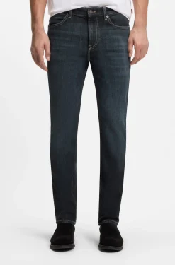 Delaware Slim-fit jeans with contrast stitching