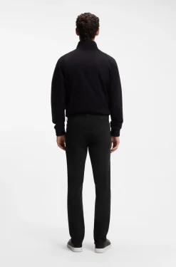 Delaware slim-fit trousers in stretch-cotton gabardine