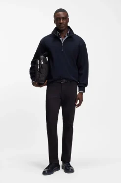 Delaware slim-fit trousers in fade-resistant twill