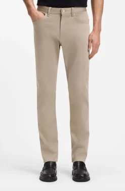 Delaware slim-fit trousers in fade-resistant twill