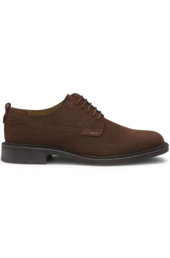 Derby shoes in suede