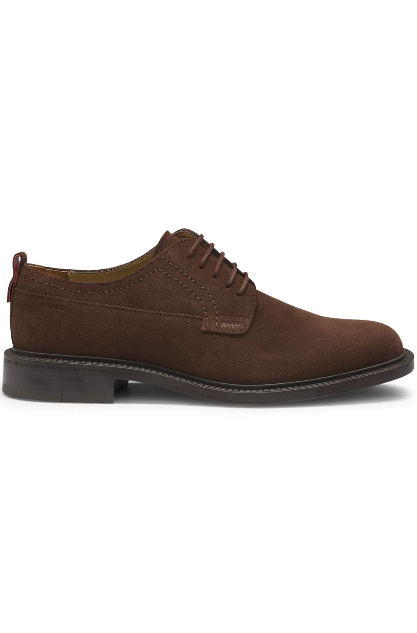 Derby shoes in suede