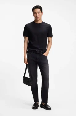 Diamond-structured crossbody bag with tonal logo