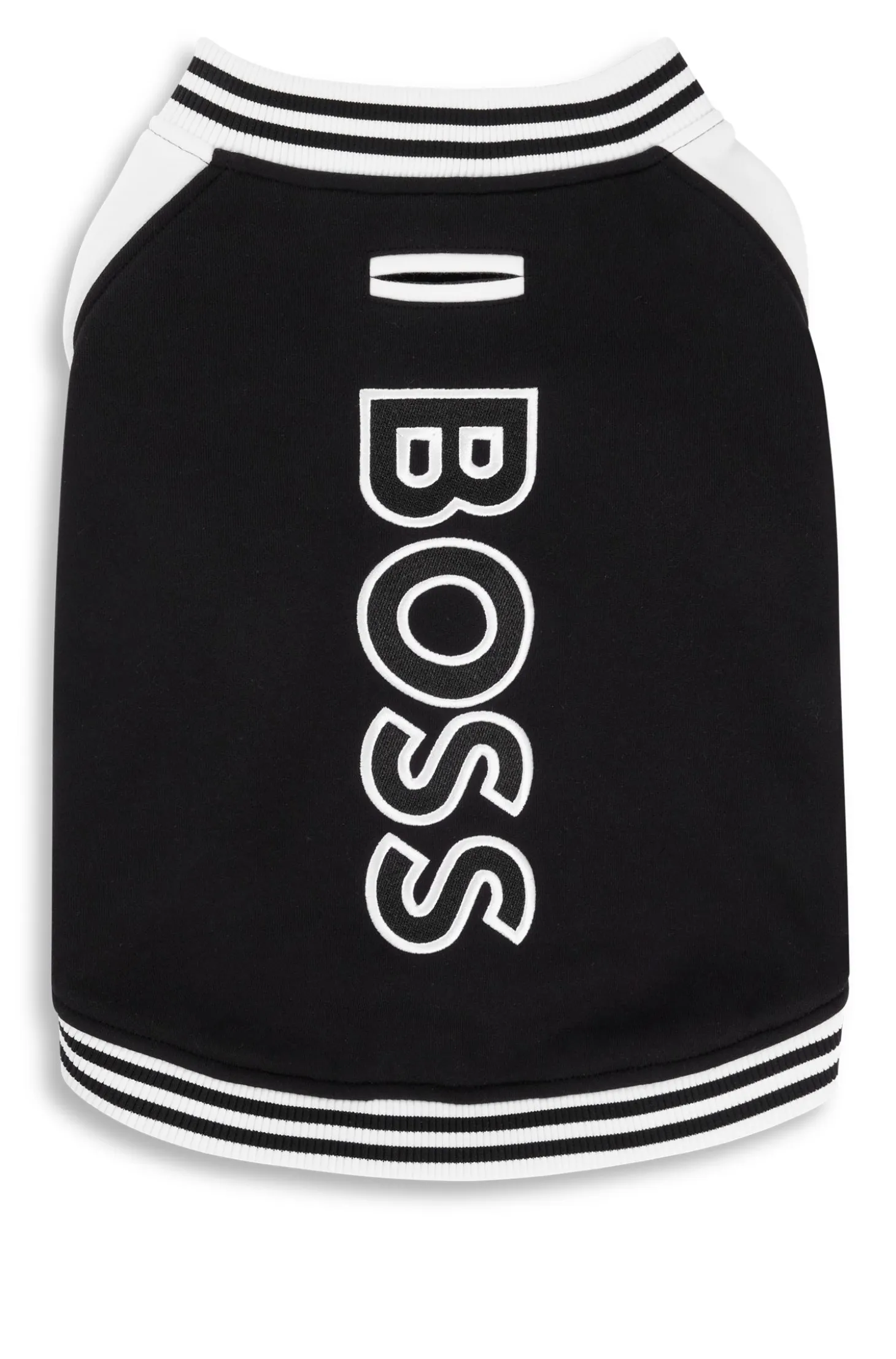 Dog bomber jacket with embroidered logo