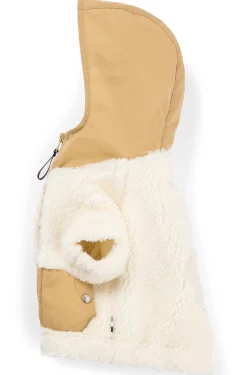Dog fleece jacket with Double B monogram