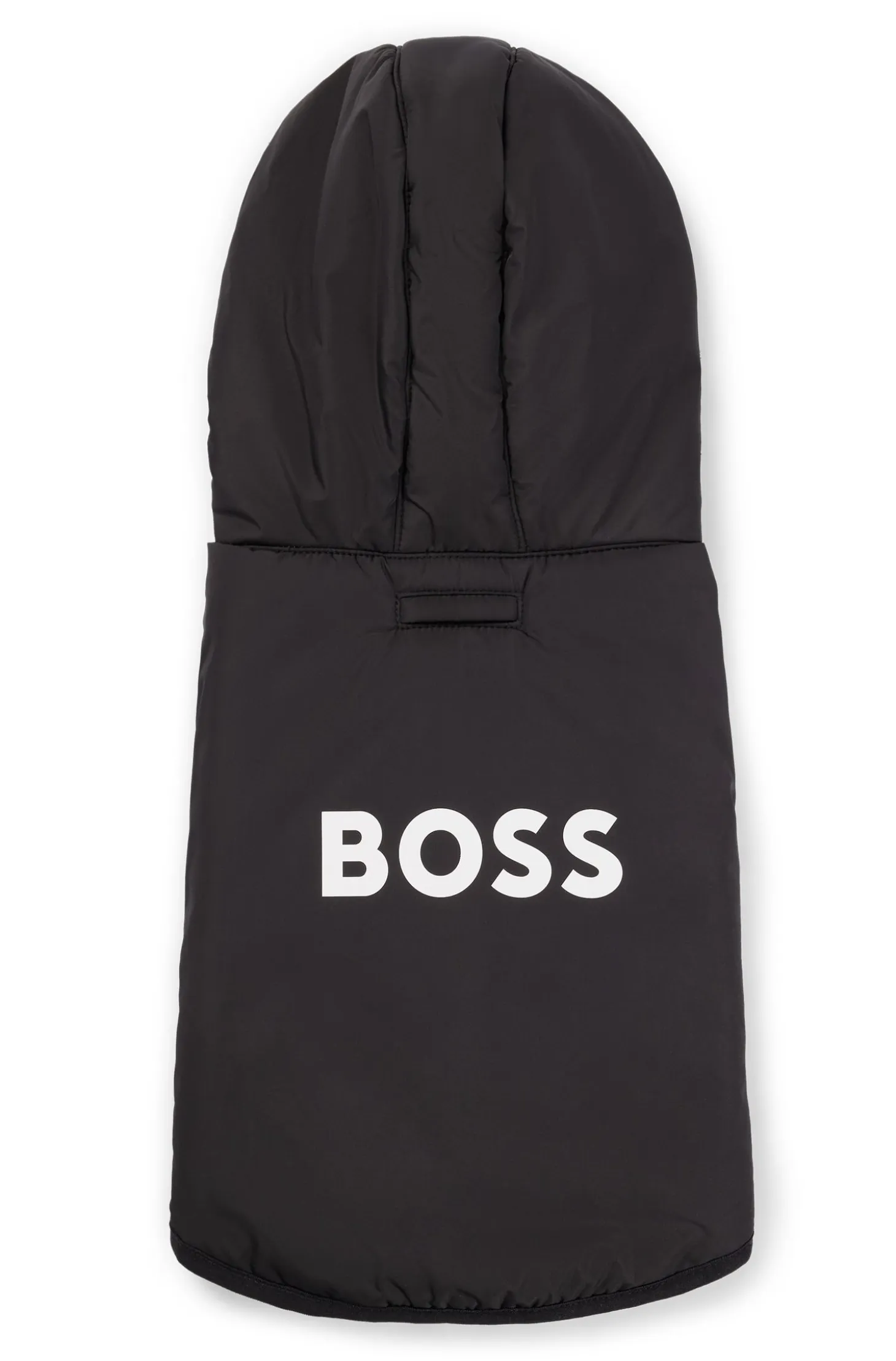 Dog lightweight jacket with logo detailing