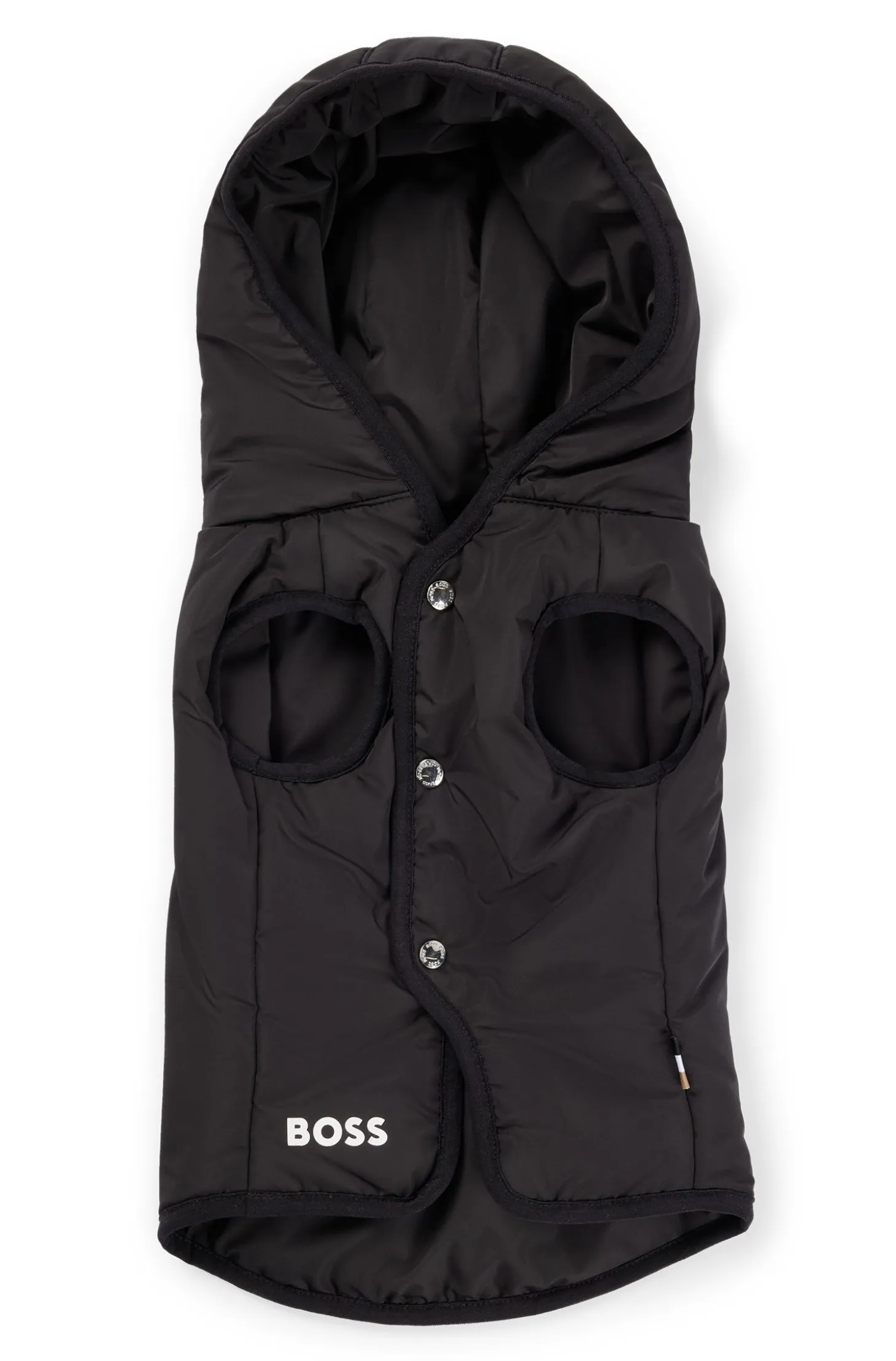 Dog lightweight jacket with logo detailing