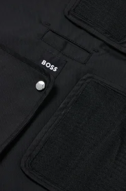 Dog raincoat in waterproof fabric with contrast logo