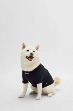 Dog T-shirt in cotton with logo print