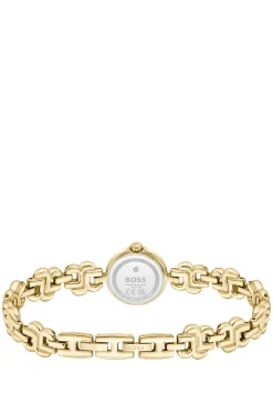 Double B Dressy green-dial watch with monogram bracelet