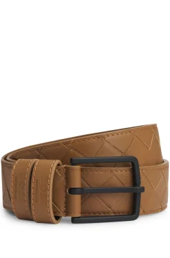 Equestrian belt in braided leather