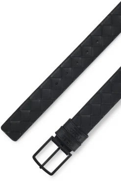 Equestrian belt in braided leather