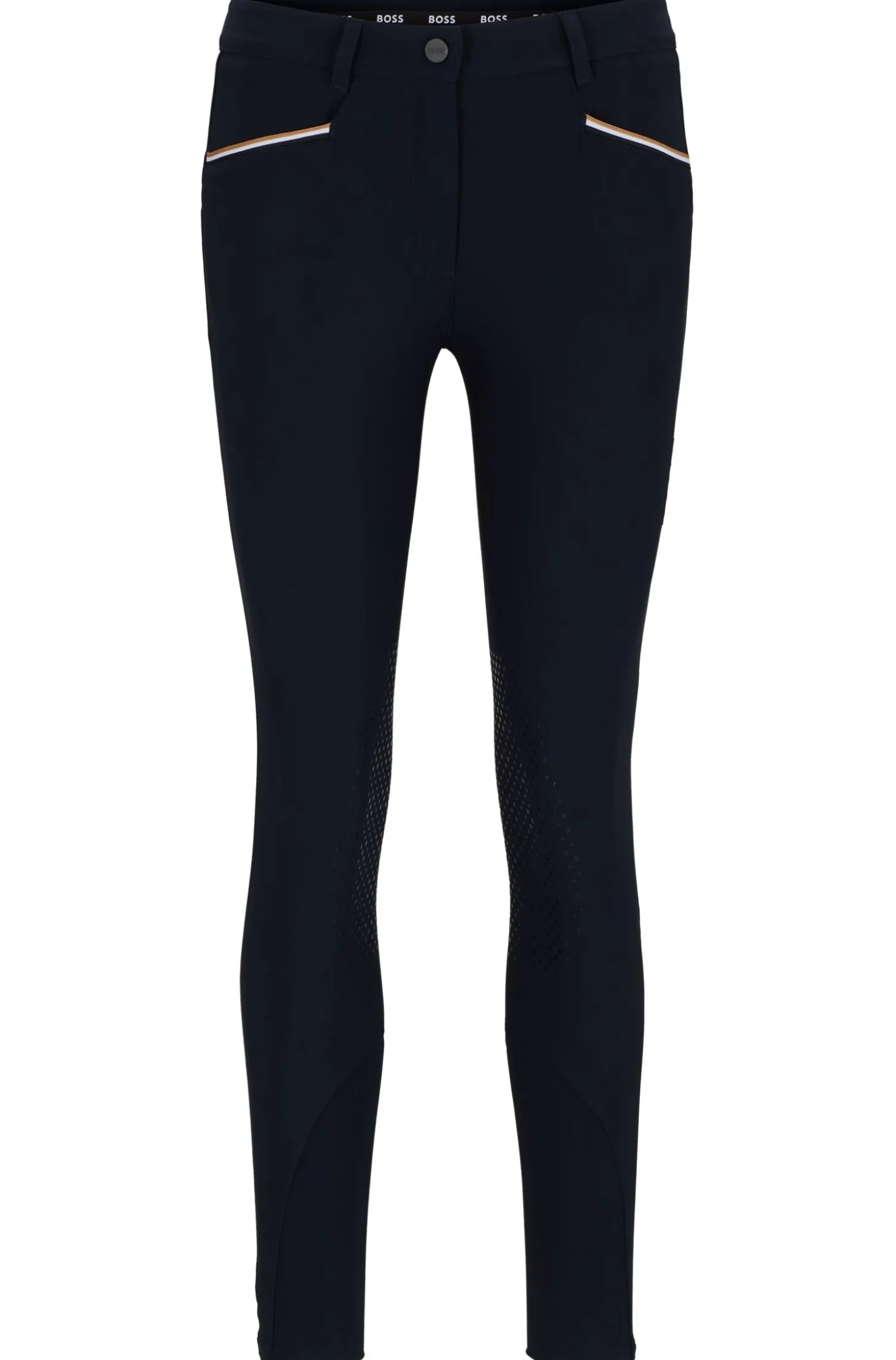Equestrian breeches with knee grips