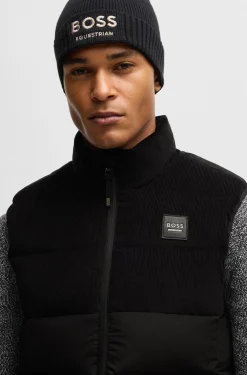 Equestrian fisherman beanie hat in cotton