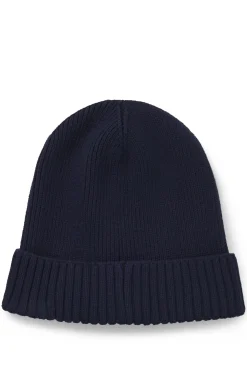 Equestrian fisherman beanie hat in cotton