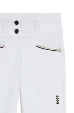 Equestrian full-grip breeches in power-stretch material