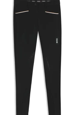 Equestrian full-grip breeches in power-stretch material