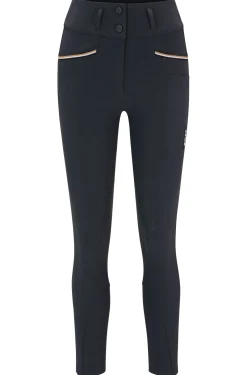 Equestrian high-waisted breeches with knee grip